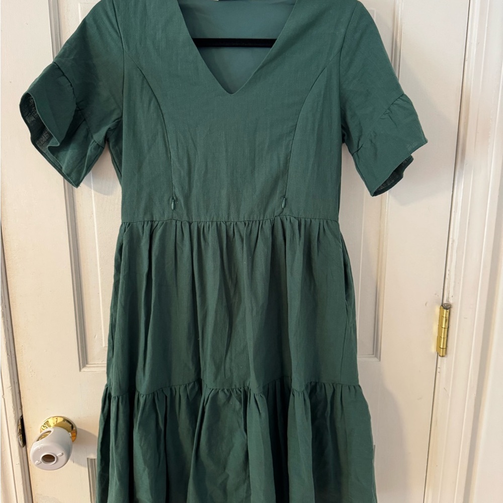 Nursing Queen Green Breastfeeding Dress